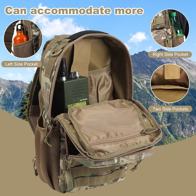 Rover Sling Pack Tactical Shoulder Sling Bag Backpack - Image 5