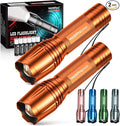 WdtPro LED Flashlight High Lumens SR2000 Pro, 2 Pack Brighter Tactical by WdtPro