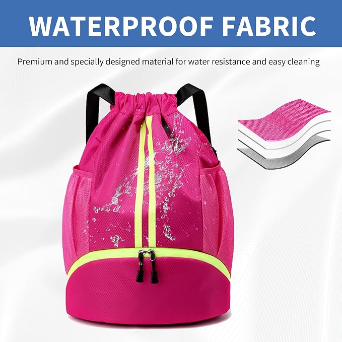 JELUTAR Drawstring Backpack Gym Bag - Image 8
