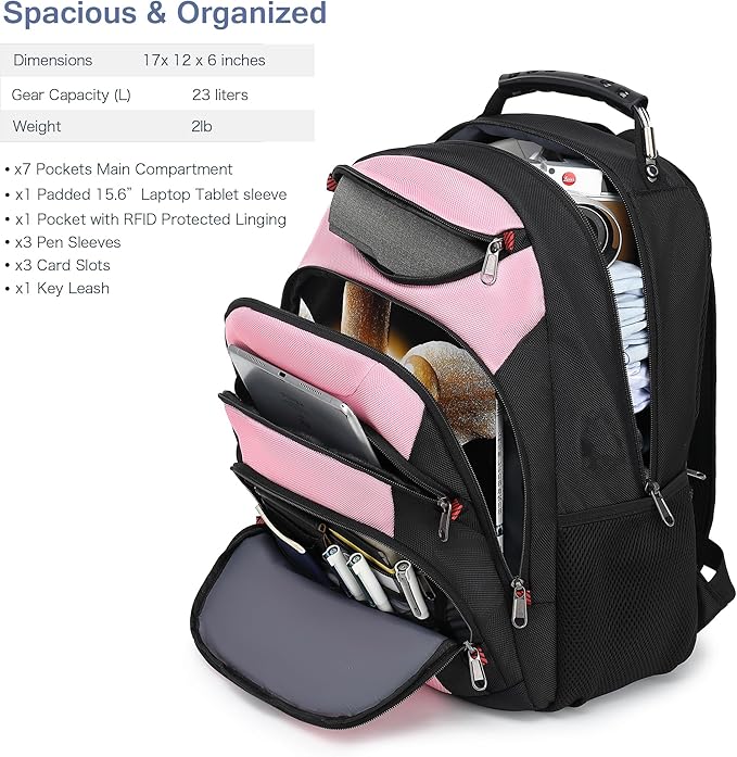 Boavan Laptop Backpack for men, 15.6 inch Laptop Bag - Image 2