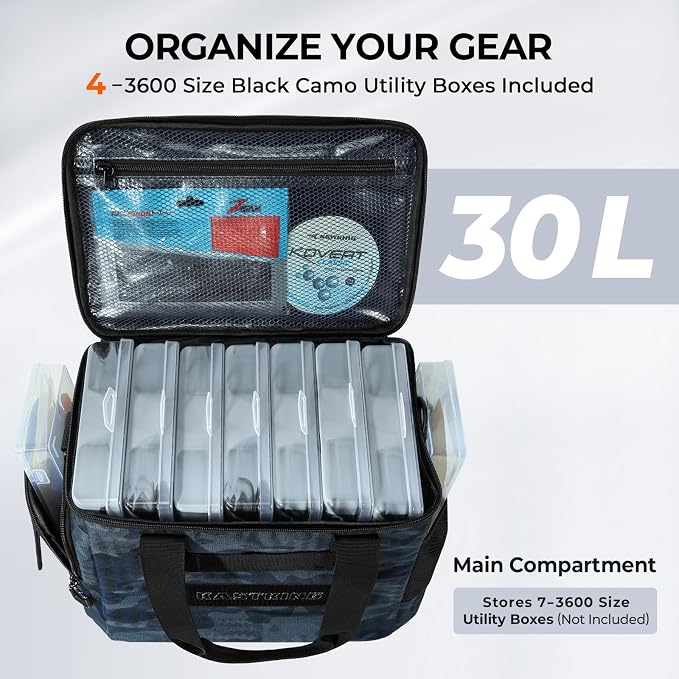KastKing BaitSpace Fishing Tackle Bag - Image 3
