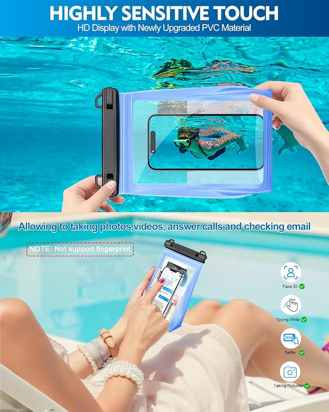 Large Waterproof Phone Pouch Floating, IPX8 Waterproof Pouch - Image 5