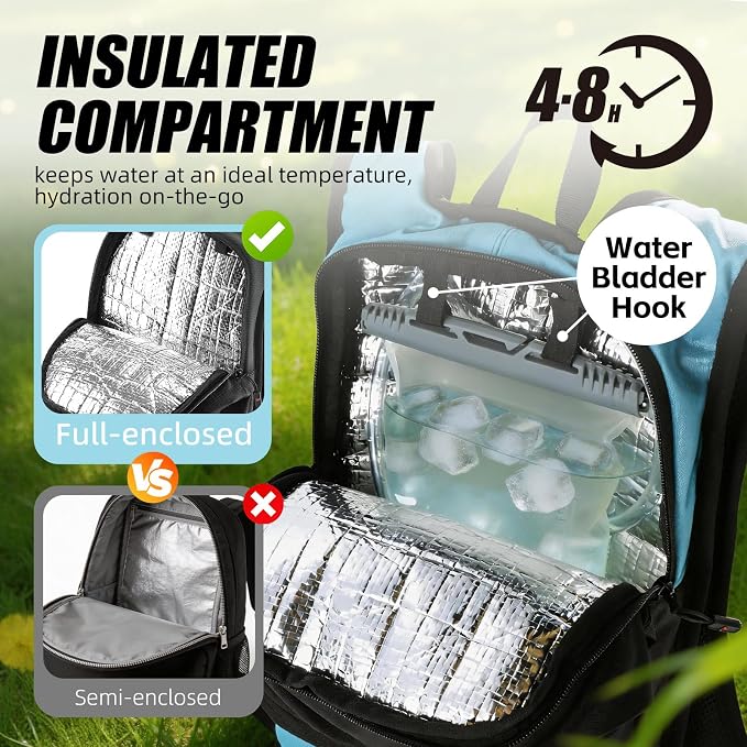Hydration Pack Backpack, Insulated Hiking Water Backpack - Image 3