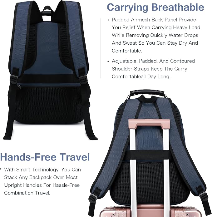 Boavan Laptop Backpack for men, 15.6 inch Laptop Bag - Image 3