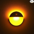 YUNLEX 2 Pack Amber Night Light, Battery Operated Night Light, 2.6" Small by YUNLEX