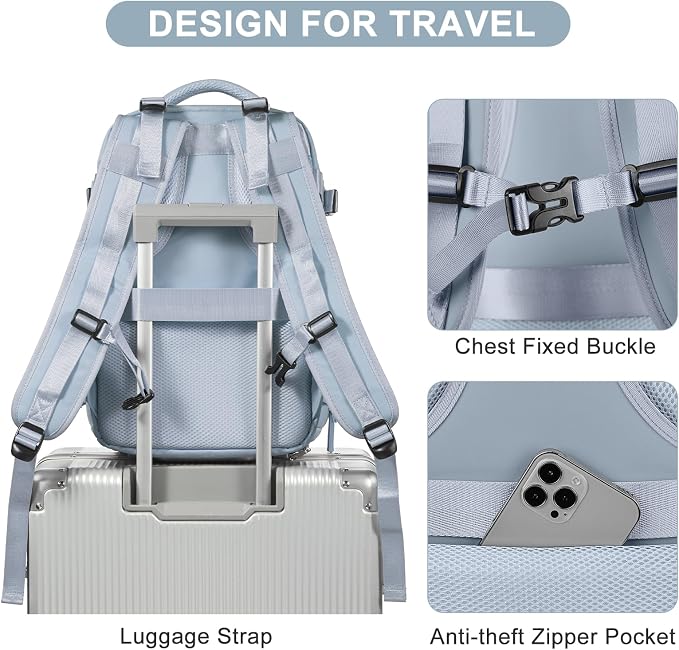 coofay Travel Backpack Carry on Flight Approved Mochila De Viaje Carry on - Image 8