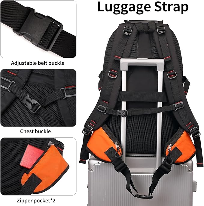 Nerlion 40L Hiking Backpack Travel Backpack - Image 4