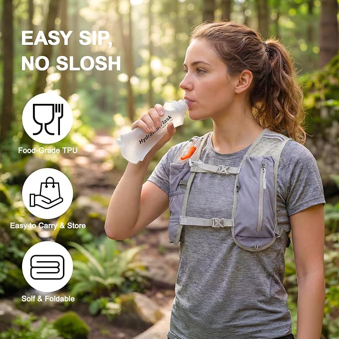 KUYOU Running Vest for Women & Men, Lightweight Hydration Backpack - Image 5
