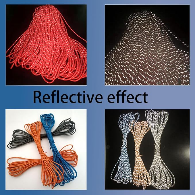 Dyneema Reflective Rope -2mm 400kg Fracture Strain - Image 4