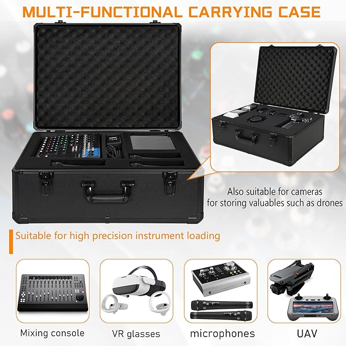 23 Inch Aluminum Carrying Case 23 X 16.5 X 8.6 Inch Ideal - Image 5