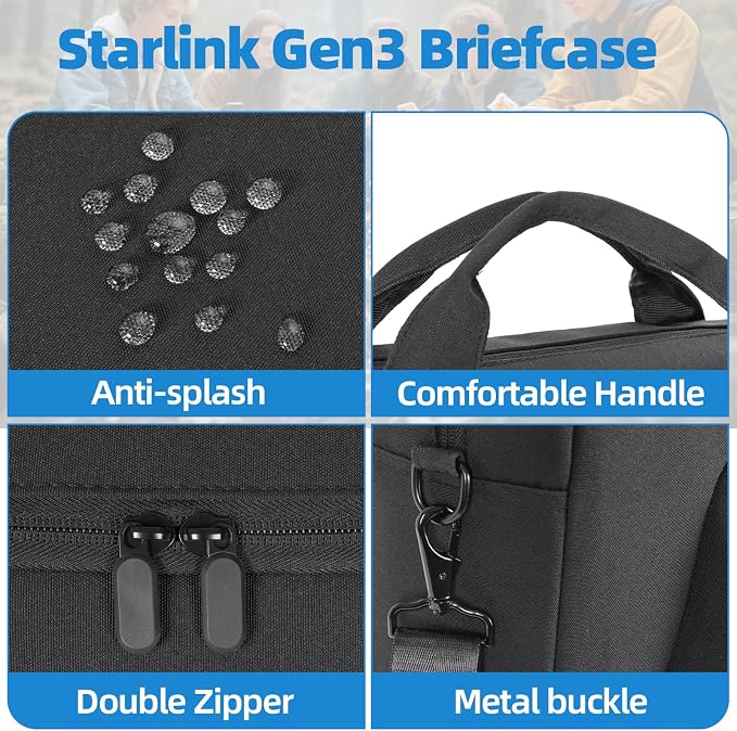 GMAK Starlink Gen 3 Case Carrying Bag, Starlink Organizer Travel Case - Image 3