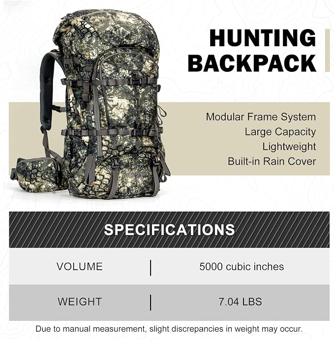 MOXULE Pro 5000 Camo Frame Backpack - Image 4