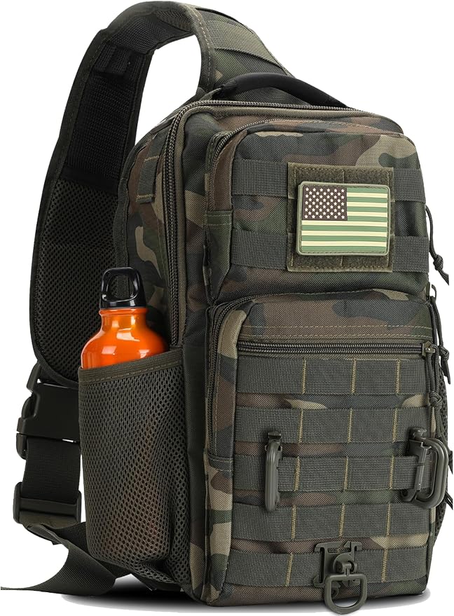 Rover Sling Pack Tactical Shoulder Sling Bag Backpack by HannibalTactical