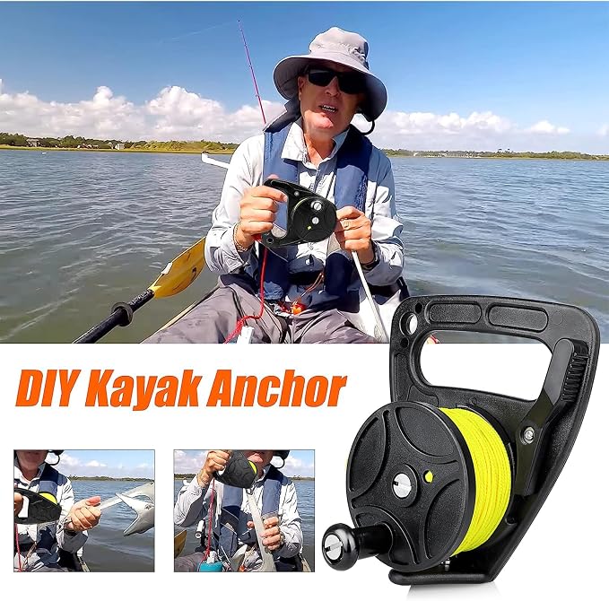 Compact 150ft Scuba Dive Reel Kayak Anchor - Image 5