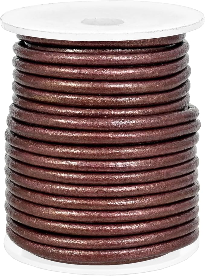 GENIQUE Real/Genuine Round Leather String Cord - Image 2