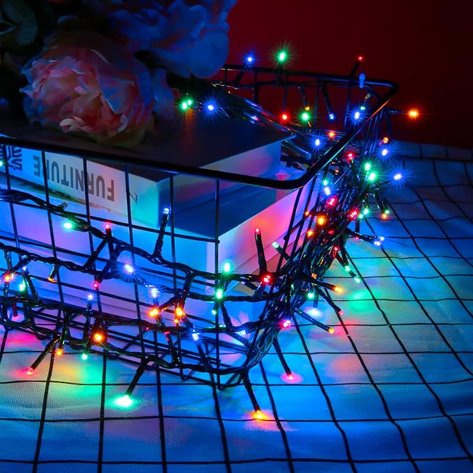 AWQ 500 LED 49ft Christmas Cluster Lights Christmas Decoration String Lights - Image 3