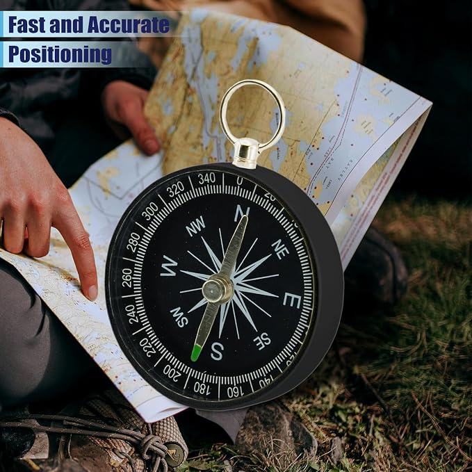 Pocket Compass, 2 Pieces Mini Compass - Image 7
