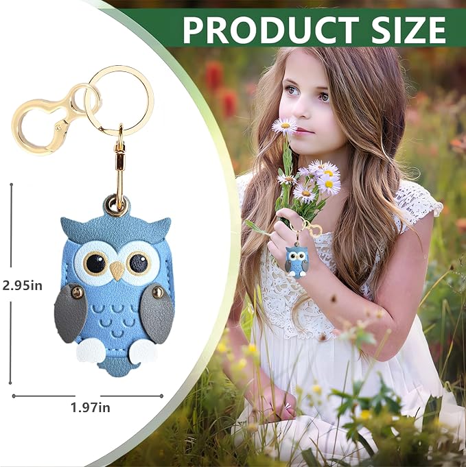 Leather Keychain Holder Case Compatible - Image 2