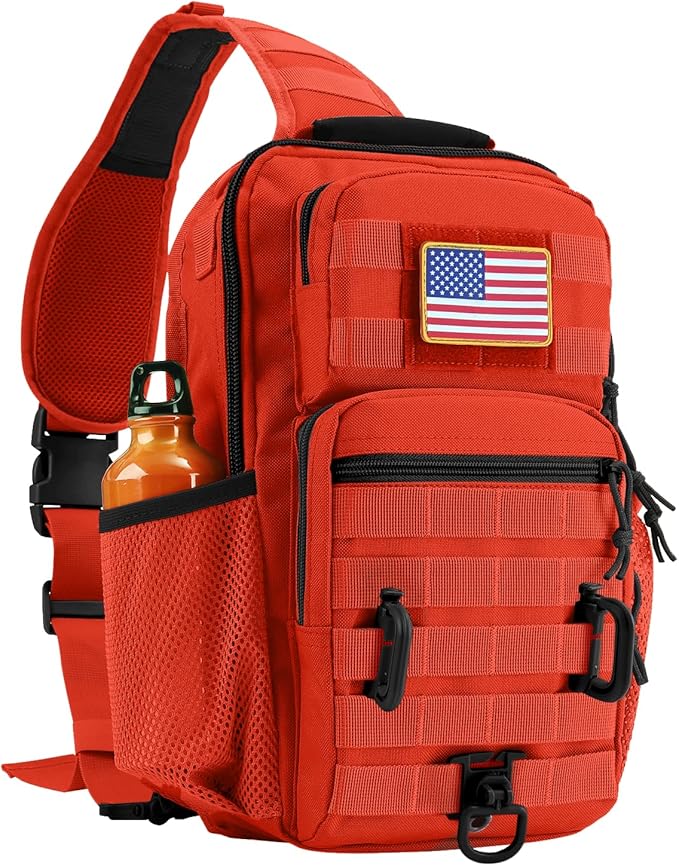 Rover Sling Pack Tactical Shoulder Sling Bag Backpack by HannibalTactical