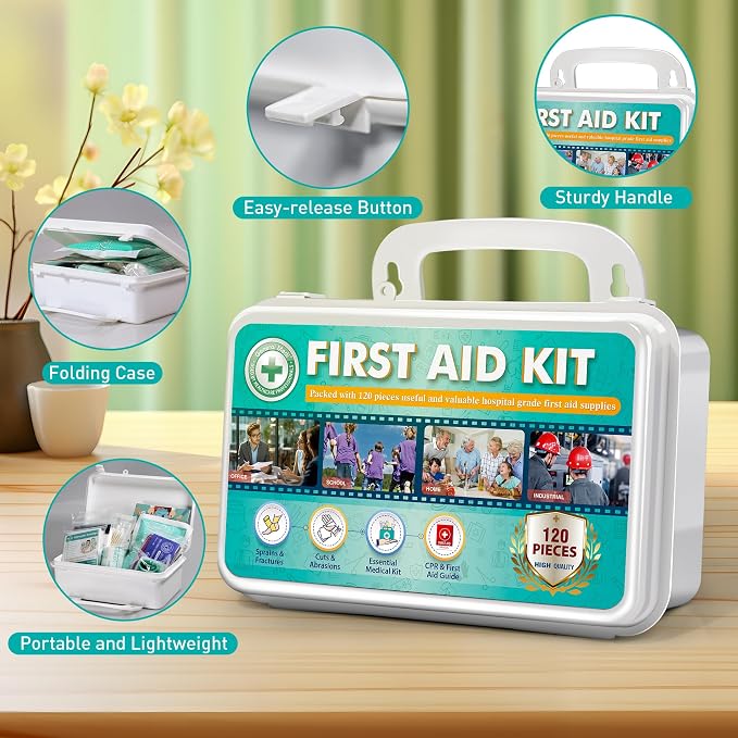General Medi 120 Pieces Hardcase First Aid Kit - Image 5