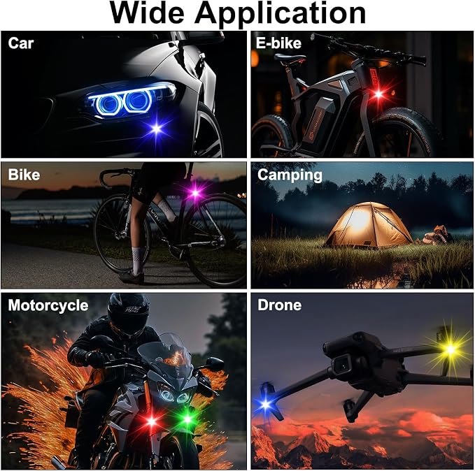 4PCS Wireless LED Strobe Lights - Image 6