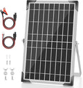 Voltset Solar Battery Trickle Charger: 10 Watt 12V Solar Panel Maintainer by Voltset