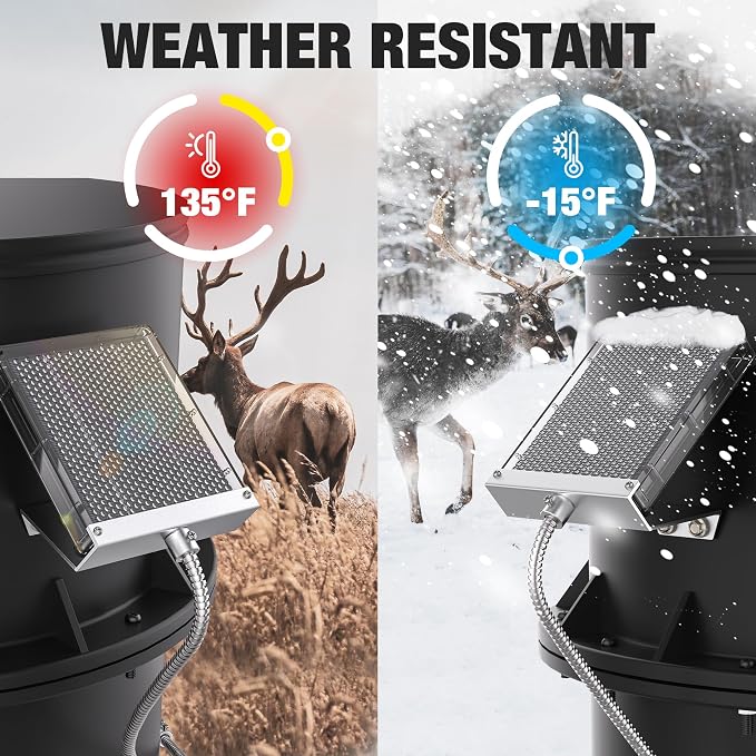 6V Solar Panel Battery Charger for Deer Feeder, 1.7W Waterproof Solar Panel - Image 6