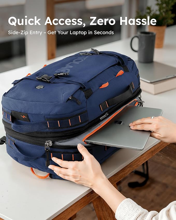 Tolaccea Travel Backpack for Men Women, 40L-50L Carry On Backpack - Image 8
