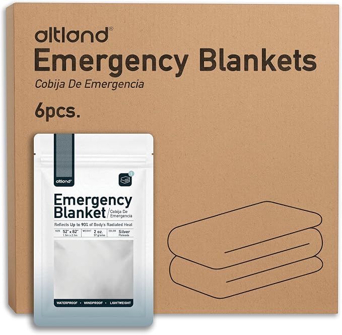 Altland 6 Pack of Emergency Blankets - Image 2