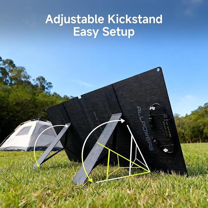 ALLPOWERS SE100 100W Portable Solar Panel Charger, High-Efficiency 23-25% - Image 5