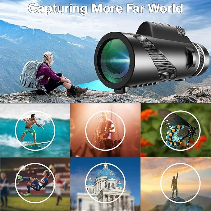 Monocular-Telescope 80x100 High Powered Monoculars High Definition - Image 5