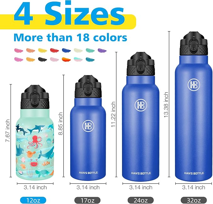 Han's Bottle Kids Water Bottle - Image 2