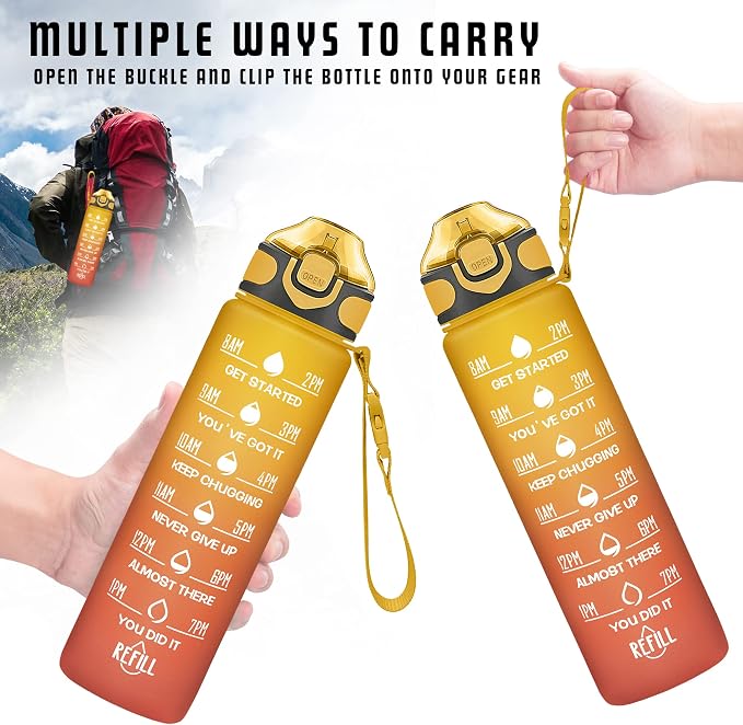 Enerbone 32 oz Drinking Water Bottle - Image 6