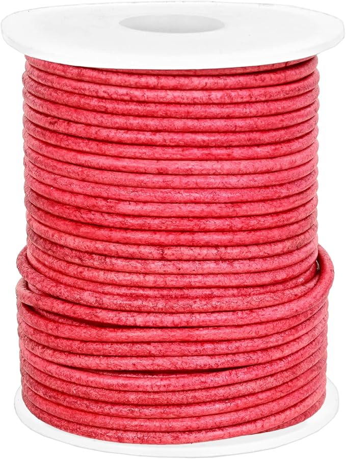 GENIQUE Real/Genuine Round Leather String Cord - Image 2