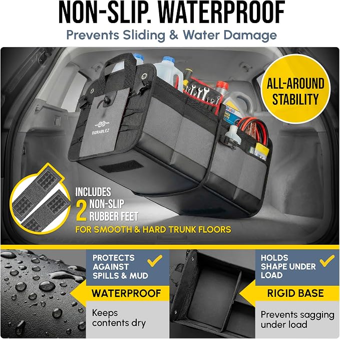 Modular 5-Section Trunk Organizer XL – Car Storage - Image 6