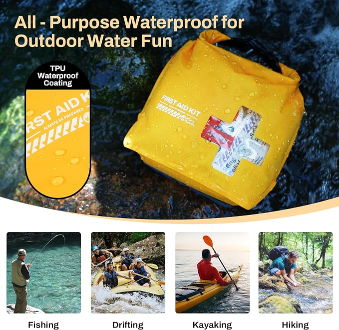 RHINO RESCUE Waterproof Boat First Aid Kit, Lightweight Boat Accessories Dry Bag - Image 2