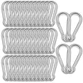 40PCS M6 Heavy Duty Carabiner Clip, 2.36Inch Snap Hook Quick Link Small by XHAMXE