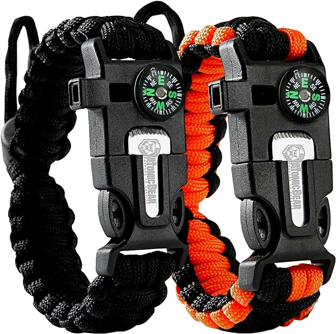 Atomic Bear Paracord Bracelet by TheAtomicBear