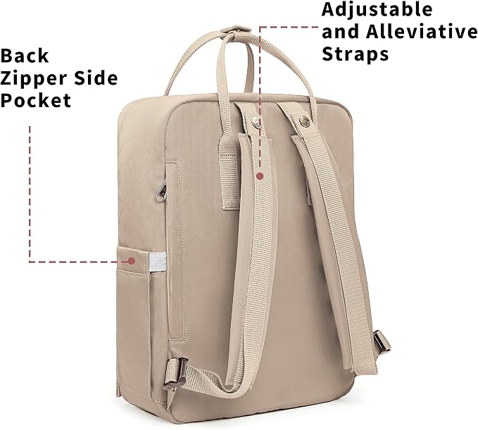KALIDI Casual Laptop Backpack 15 Inches Classic Camping Rucksack Travel Outdoor - Image 5