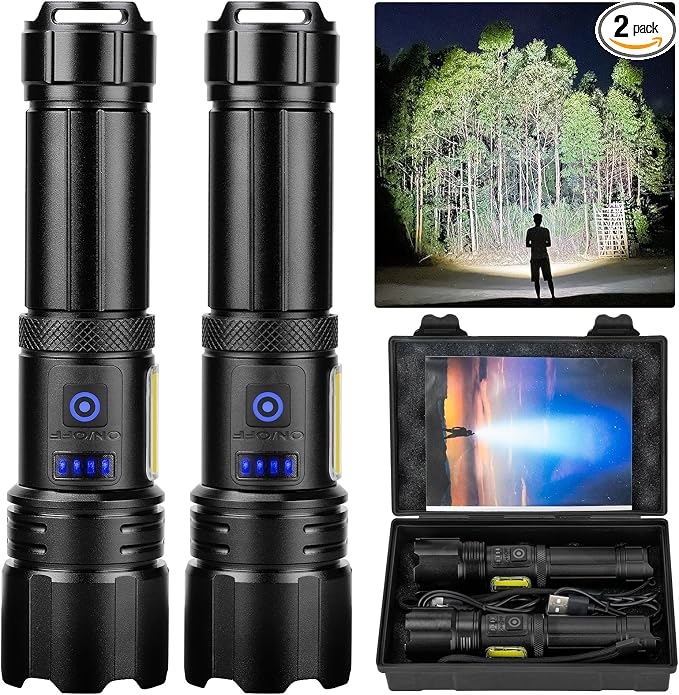 Sigoobal Flashlight LED Rechargeable Flashlights High Lumens, 000 LM Super by Sigoobal