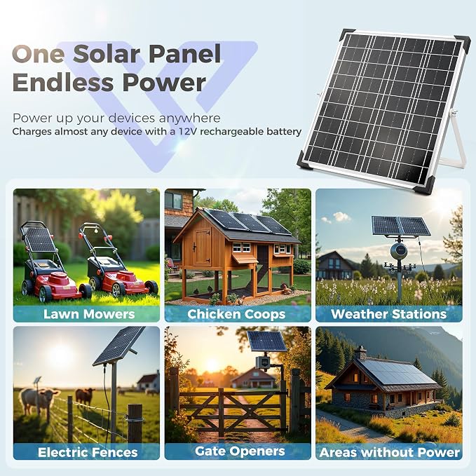 Voltset 12V Solar Battery Charger - 20W Waterproof Solar Panel Kit - Trickle - Image 8