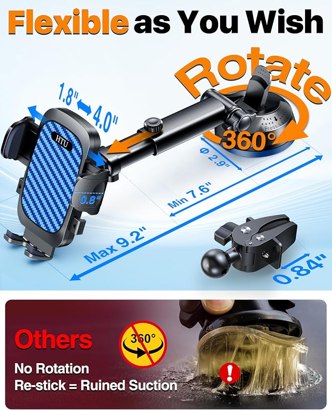 HTU 2026 Ultimate Best【True Military-Grade & Safety Cert】Car Phone - Image 9