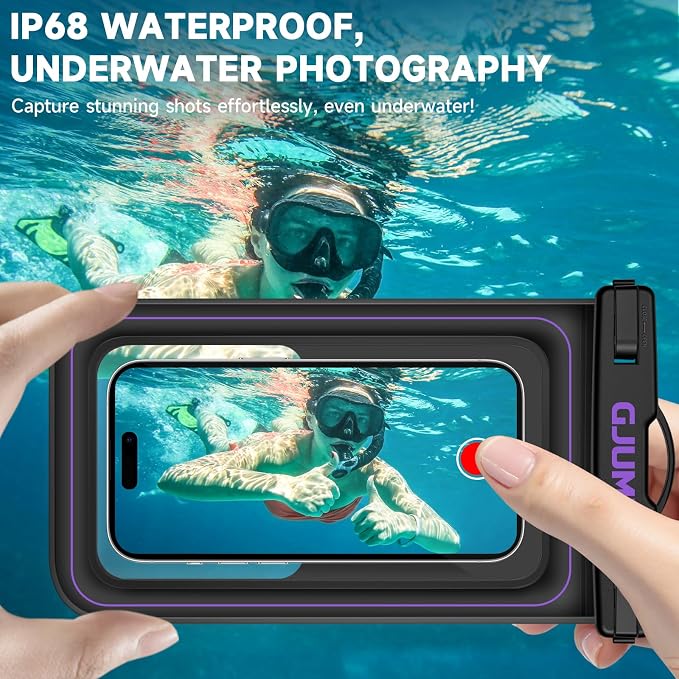 Waterproof Phone Pouch Floating 2 Pack, IP68 Dry Bag Compatible - Image 5