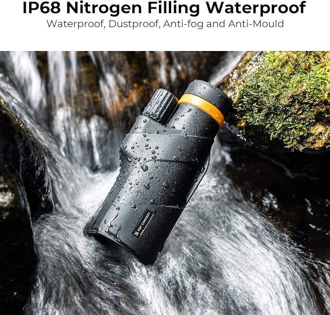 K&F Concept® IP68 10 Meters Waterproof 12X50 Monocular Telescope - Image 2