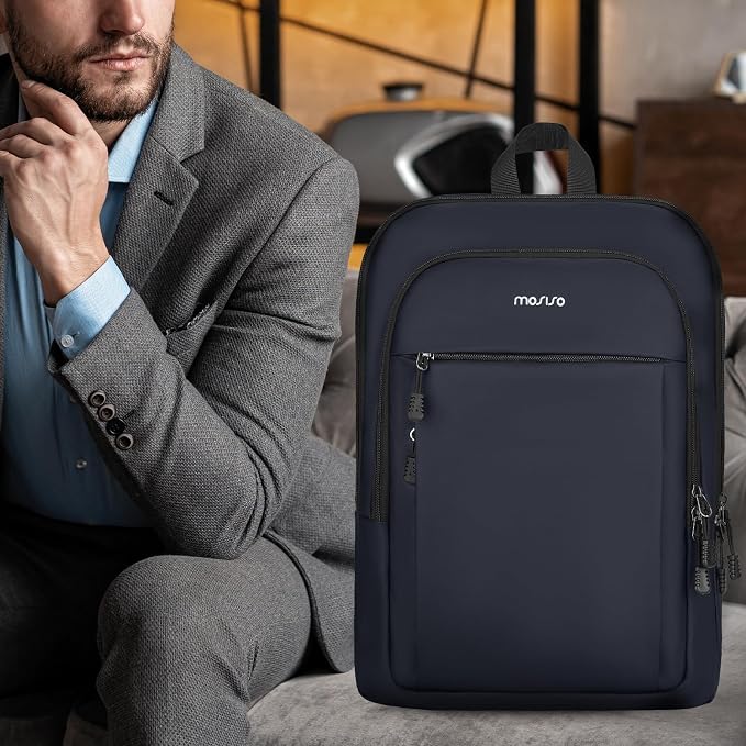 MOSISO Laptop Backpack for Men, Slim Lightweight Compact Computer Backpack for - Image 6