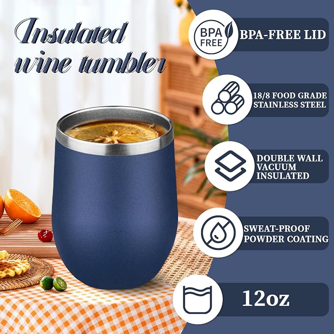 12oz Stemless Wine Tumbler - Image 5
