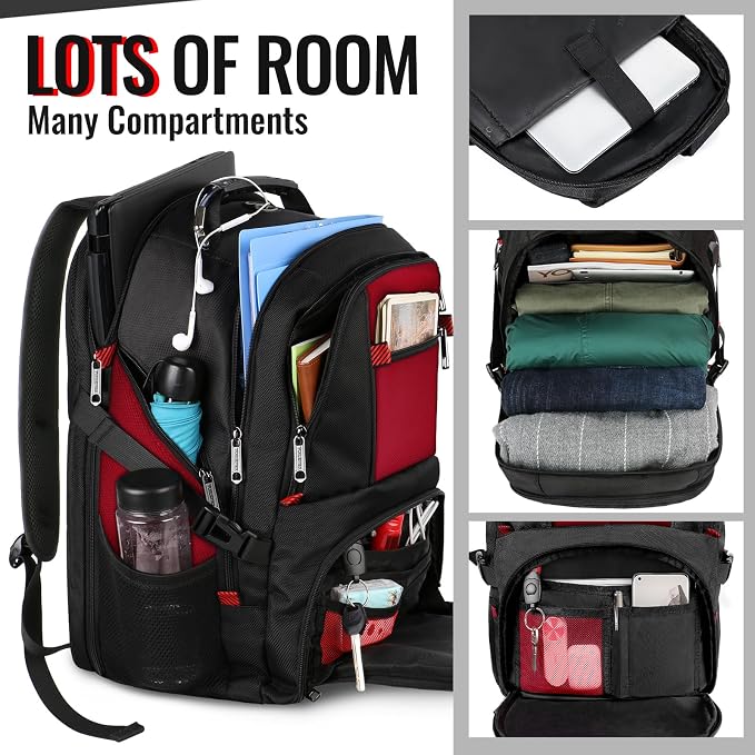 YOREPEK Large Backpack for Men, Extra Large Laptop Backpacks for Men Women - Image 2