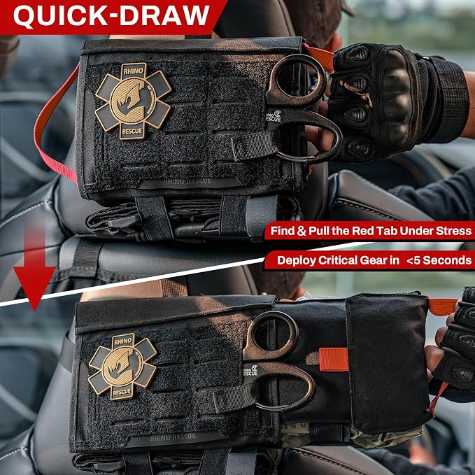 RHINO RESCUE Car Tactical IFAK Trauma Kit - Image 5
