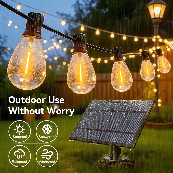 Ollny S11 100FT Solar String Lights Outdoor - Image 4