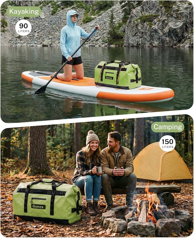 Gonex Waterproof Duffel Bag, 90L Heavy Duty Dry Duffle Bag - Image 6